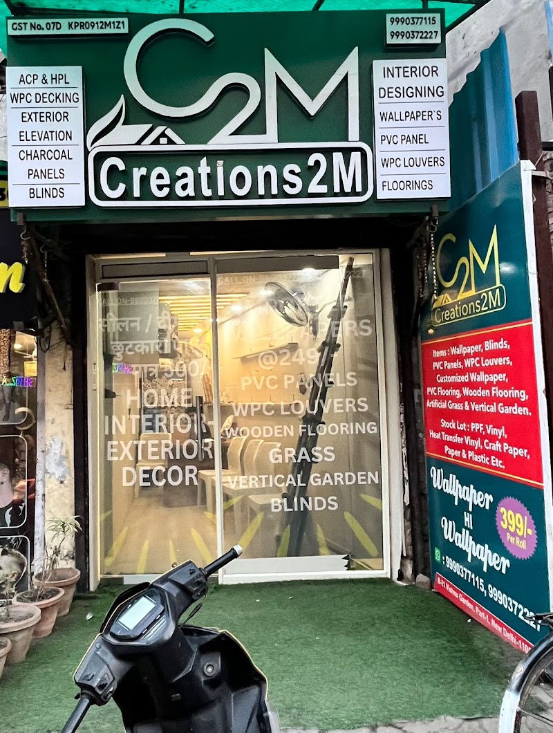 Creations2M Interiors - Wallpaper Shop in Delhi
