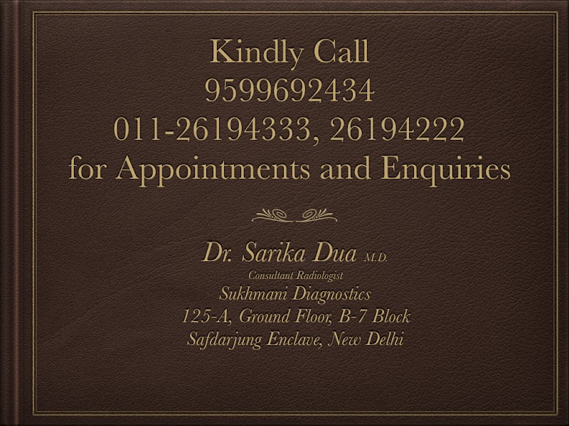 Dr. Sarika Dua - Radiologist in Delhi